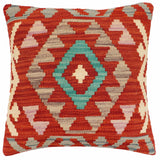 Boho Chic Sanchez Turkish Hand-Woven Kilim Pillow