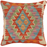 Bohemian Morris Turkish Hand-Woven Kilim Pillow