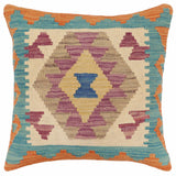 Bohemian Li Turkish Hand-Woven Kilim Pillow
