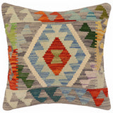 Bohemian Irwin Turkish Hand-Woven Kilim Pillow