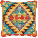 Boho Chic Merilyn Turkish Hand-Woven Kilim Pillow