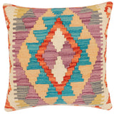 Boho Chic Arla Turkish Hand-Woven Kilim Pillow