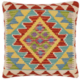 Tribal Nila Turkish Hand-Woven Kilim Pillow