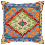 Boho Chic Roseline Turkish Hand-Woven Kilim Pillow