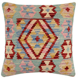 Tribal Kera Turkish Hand-Woven Kilim Pillow