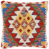 Rustic Kira Turkish Hand-Woven Kilim Pillow