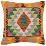 Boho Chic Jessia Turkish Hand-Woven Kilim Pillow