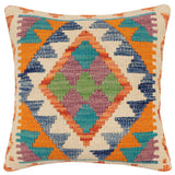 Tribal Yaeko Turkish Hand-Woven Kilim Pillow