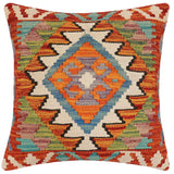 Tribal Vallie Turkish Hand-Woven Kilim Pillow