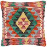 Bohemian Lorene Turkish Hand-Woven Kilim Pillow