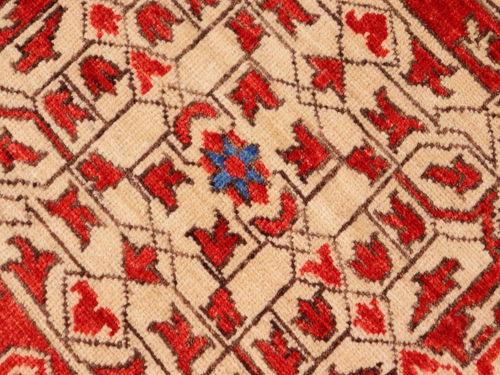 handmade Geometric Mamluk Red Blue Hand Knotted RECTANGLE 100% WOOL area rug 10x14