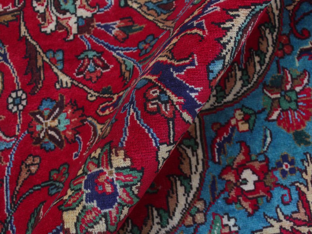 handmade Medallion, Traditional Kashan Red Purple Hand Knotted RECTANGLE 100% WOOL area rug 10x13