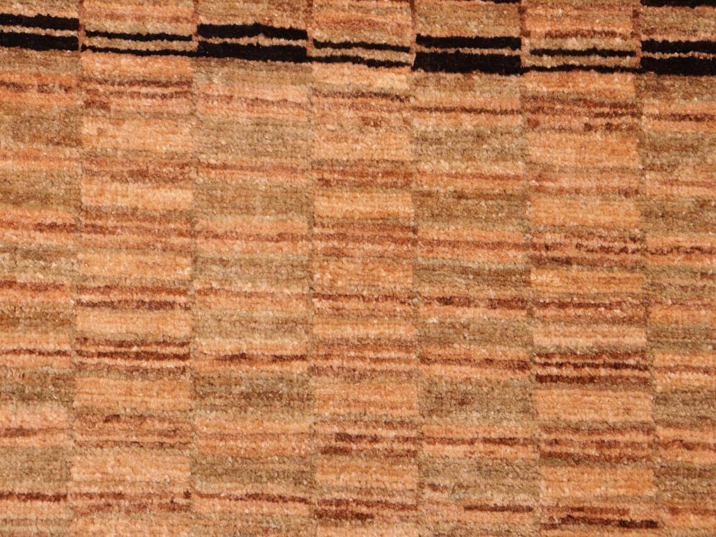 Shabby Chic Gabbeh Suzann Tan/Brown Wool Rug - 7'10'' x 9'8''