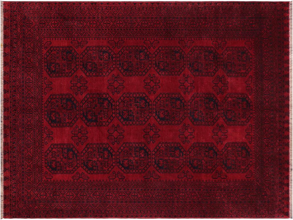 handmade Tribal Biljik Khal Mohammadi Red Black Hand Knotted RECTANGLE 100% WOOL area rug 9 x 12