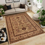 handmade Traditional Kafkaz Chobi Ziegler Taupe Tan Hand Knotted RECTANGLE 100% WOOL area rug 9 x 12