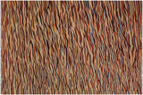 Flat Weave Kilim, Antique, Navaho, Vintage, Handmade, Modern Kilim Beige Red Hand-Woven Rectangle 100% Wool Area Rug 8 x 10