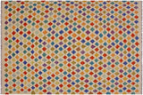 Chic Turkish Kilim Annis Hand-Woven Wool Rug - 5'3'' x 7'7''