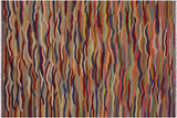 Eclectic Turkish Kilim Brock Hand-Woven Wool Rug - 4'11'' x 6'10''