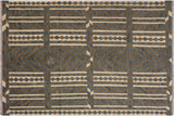 Flat Weave Kilim, Antique, Navaho, Vintage, Handmade, Modern Kilim Ivory Gray Hand-Woven Rectangle 100% Wool Area Rug 7 x 10