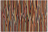 Eclectic Turkish Kilim Burton Hand-Woven Wool Rug - 2'10'' x 4'3''