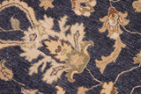 handmade Transitional Kafkaz Drk. Gray Ivory Hand Knotted RECTANGLE 100% WOOL area rug 10 x 14