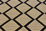 Flat Weave Kilim, Antique, Navaho, Vintage, Handmade, Modern Kilim Beige Black Hand-Woven Rectangle 100% Wool Area Rug 10 x 13