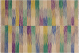 Chic Turkish Kilim Sneed Hand-Woven Wool Rug - 5'9'' x 8'0''