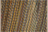 Boho Chic Turkish Kilim Saavedra Hand-Woven Wool Rug - 6'0'' x 8'2''