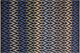 Chic Turkish Kilim Schell Hand-Woven Wool Rug - 9'4'' x 12'3''