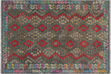 Bohemian Turkish Kilim Sophia Hand-Woven Wool Rug - 5'8'' x 8'1''