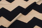 Flat Weave Kilim, Antique, Navaho, Vintage, Handmade, Modern Kilim Beige Black Hand-Woven Rectangle 100% Wool Area Rug 6 x 8