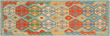 Retro Turkish Kilim Daniel Hand-Woven Wool Runner - 2'9'' x 9'5''