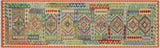 Bohemian Turkish Kilim Hilda Hand-Woven Wool Runner - 2'9'' x 10'0''