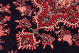 handmade Traditional Tabriz Blue Red Hand Knotted RECTANGLE 100% Wool Pile area rug 7x10
