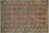 Bohemian Turkish Kilim Porter Hand-Woven Wool Rug - 8'4'' x 11'6''