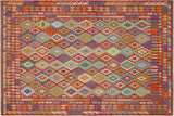 Retro Turkish Kilim Duncan Hand-Woven Wool Rug - 8'6'' x 11'3''