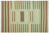 Chic Turkish Kilim Caitlin Hand-Woven Wool Rug - 8'10'' x 11'7''