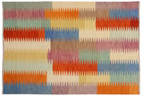Chic Turkish Kilim Angie Hand-Woven Wool Rug - 8'3'' x 9'9''
