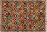 Tribal Balochi Jaiden Hand Knotted Wool Rug - 4'10'' x 6'9''