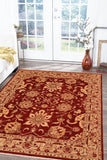 handmade Traditional Kafkaz Red Tan Hand Knotted RECTANGLE 100% WOOL area rug 8  x 10 