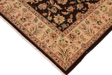 handmade Traditional Kafkaz Brown Tan Hand Knotted RECTANGLE 100% WOOL area rug 8  x 10 