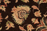 handmade Traditional Kafkaz Brown Tan Hand Knotted RECTANGLE 100% WOOL area rug 8  x 10 