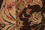 handmade Traditional Kafkaz Brown Tan Hand Knotted RECTANGLE 100% WOOL area rug 8  x 10 