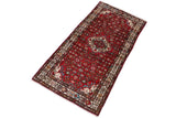 handmade Traditional Kashan Red Ivory Hand Knotted RUNNER 100% Wool and Silk area rug 3x7