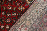 handmade Traditional Kashan Red Ivory Hand Knotted RUNNER 100% Wool and Silk area rug 3x7