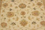 Shabby Chic Ziegler Duncan Ivory Blue Hand-Knotted Wool Rug - 3'11'' x 5'7''