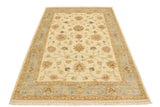 Shabby Chic Ziegler Duncan Ivory Blue Hand-Knotted Wool Rug - 3'11'' x 5'7''