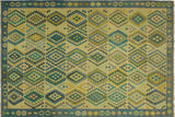Retro Turkish Kilim Melusine Hand-Woven Wool Rug - 8'5'' x 11'6''
