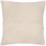 handmade Traditional Pillow Rust Blue Hand-Woven SQUARE 100% WOOL kilim throw pillow