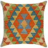 Modern Turkish Chantell Hand Woven Kilim Throw Pillow